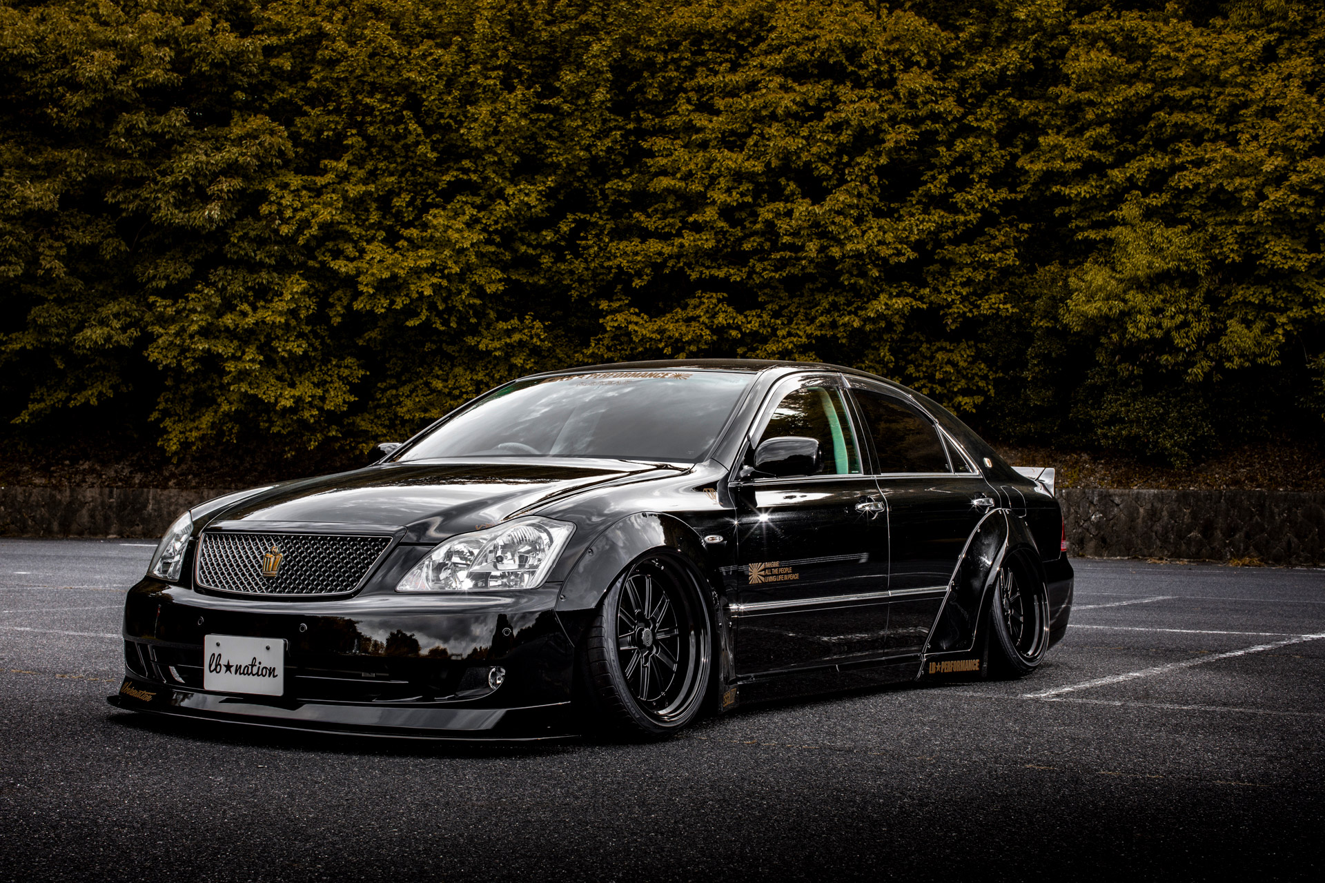 lb☆nation x K-BREAK TOYOTA 18 CROWN - LIBERTY WALK | リバティー 
