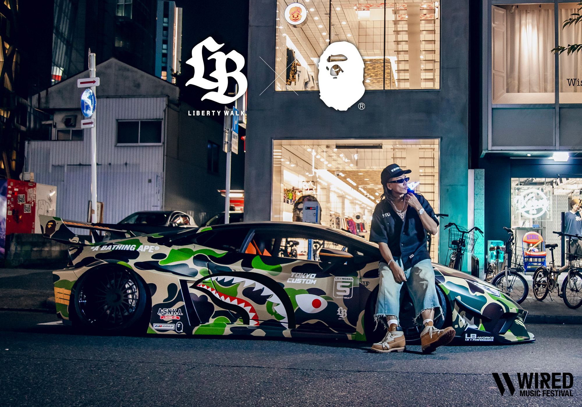 BAPE®×LIBERTY WALK®︎